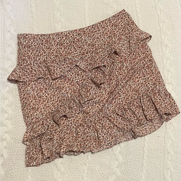 Caitlin Covington X Pink Lily Ruffled Skirt - Picture 1 of 3